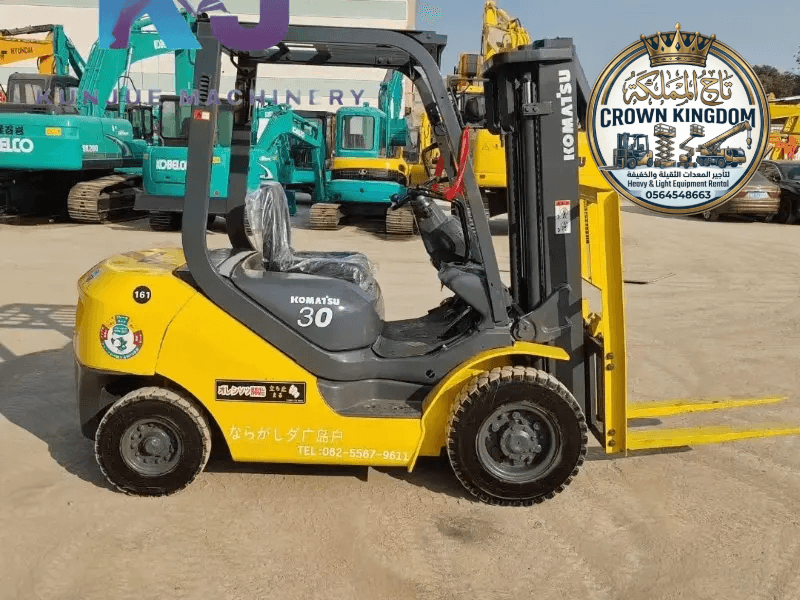 فوركلفت للايجار في الدمام | حمولة 5ط/12ط – حلول الرفع الصناعي — Diesel Forklift _ مناولة بضائع