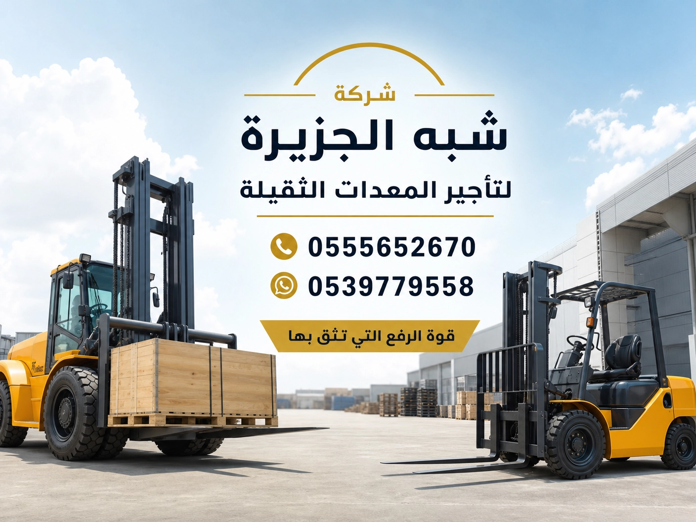 فوركلفت للايجار في جدة | رافعات شوكية للايجار | تاجير معدات رفع | جميع المقاسات | للتاجير | ايجار |