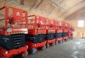 سيزر لفت للإيجار بالدمام ◆ Scissor Lift Rental Dammam ◆ رافعات مقصية 8-16 متر ◆ أسعار منافسة 📞 0564548663