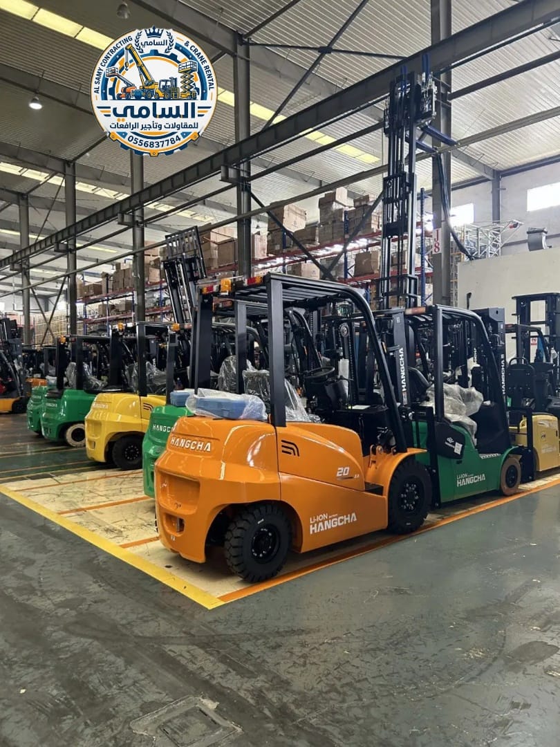 تأجير رافعات شوكية فوركلفت بالدمام والجبيل والهفوف – Forklift للإيجار | السامي للمقاولات – تأجير يومي وشهري