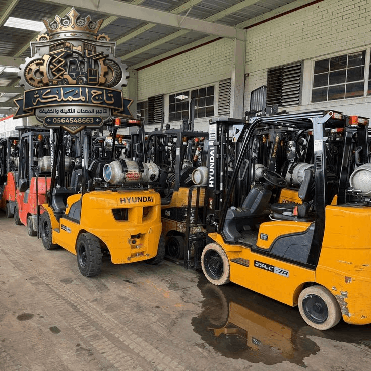 تأجير فوركلفت في الرياض — Forklift Rental : معدات شوكية حديثة | 2T 3T 5T 10T | أعمال لوجستية ومخازن 🏗️