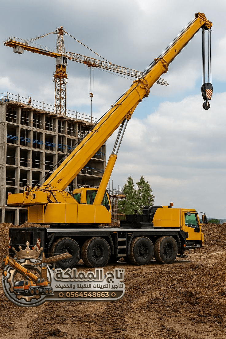 ​⚡ كرين للأيجار الجبيل ⟿ أوزان ثقيلة 100ط – 500ط ⟿ فحص معتمد ⟿ موديل حديث ⚡