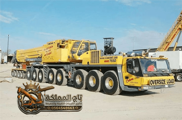 كرين أرامكو للأيجار ⁞⁞ عملاق الرفع 100 طن ⁞⁞ الجبيل والدمام ⁞⁞ متاح فوري ⛓️