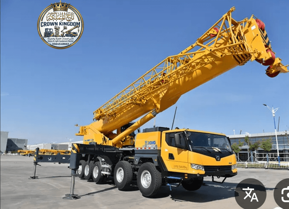 تأجير كرينات في الجبيل • رافعات صناعية ضخمة — 25T إلى 150T | مصانع ومشاريع بترولية 🏭