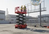 سيزر لفت للإيجار في الرياض | رافعات مقصية 8–18 متر يومي/أسبوعي/شهري | موديلات 2026 | شركة السامي 0556837784