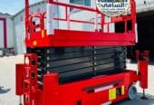 سيزر لفت كهربائي للإيجار | رافعات مقصية جدة مكة | جاهزية 24/7