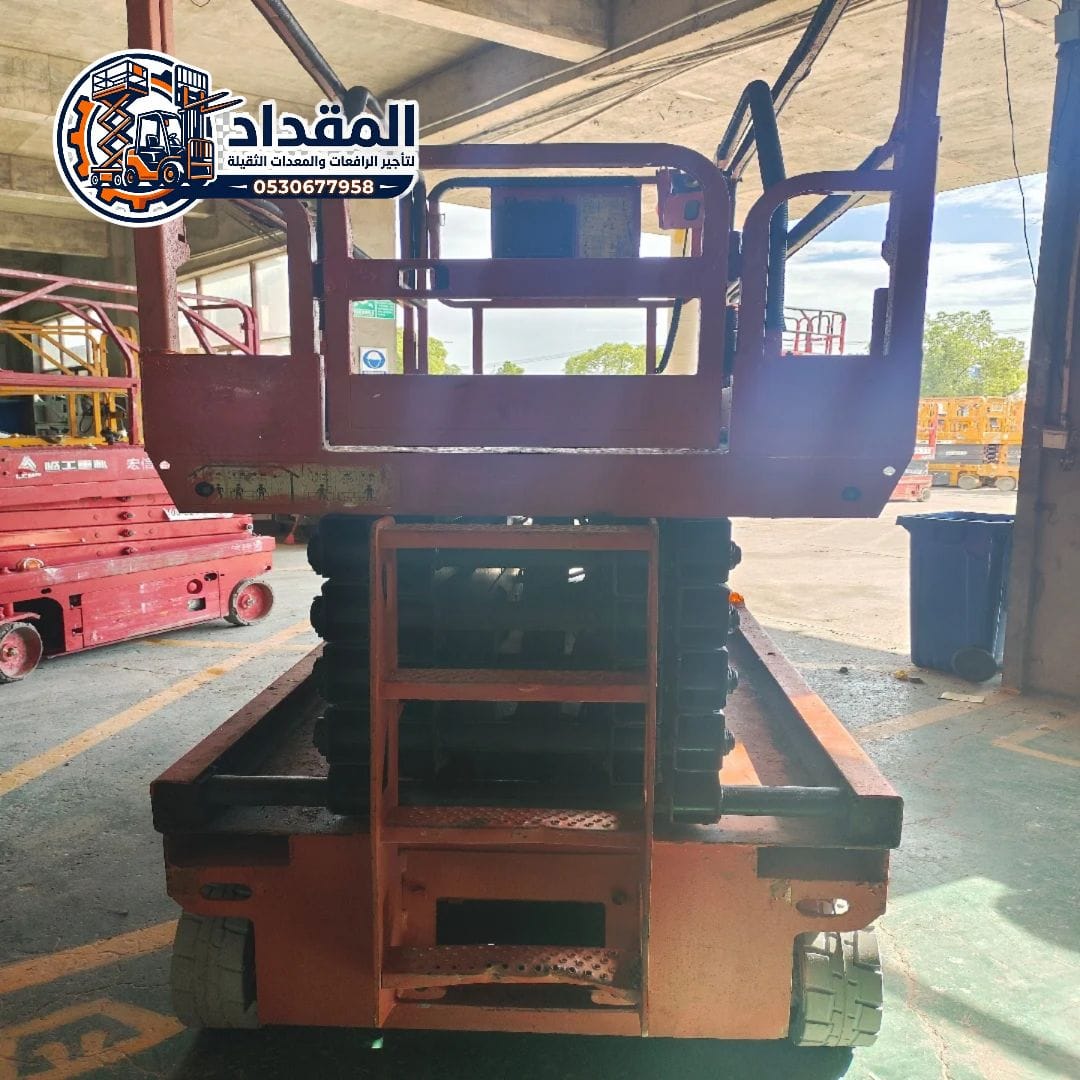 سيزر لفت كهربائي للإيجار | رافعات مقصية جدة الرياض مكة | جاهزية 24/7 🔥🚀