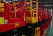 تأجير سيزر لفت ( سقالة كهربائية/ SCISSORLIFTS ) بجدة // 14 متر // إيجار يومي وشهري