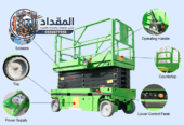 رافعات سيزر لفت للإيجار في جدة | ارتفاعات متعددة | أعمال الدهانات والتشطيبات والواجهات ⚡