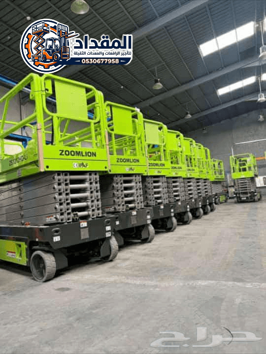 🚧 سيزر لفت – رافعات مقصية للإيجار في جدة | منصات 10–16 متر لمواقع البناء والصيانة | المقداد 0530677958