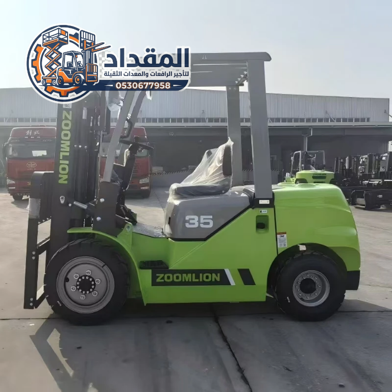 تأجير رافعات شوكية في القطيف | فوركلفت ديزل وكهرباء 3 إلى 25 طن | معدات حديثة 2026 | المقداد لتأجير المعدات 0530677958