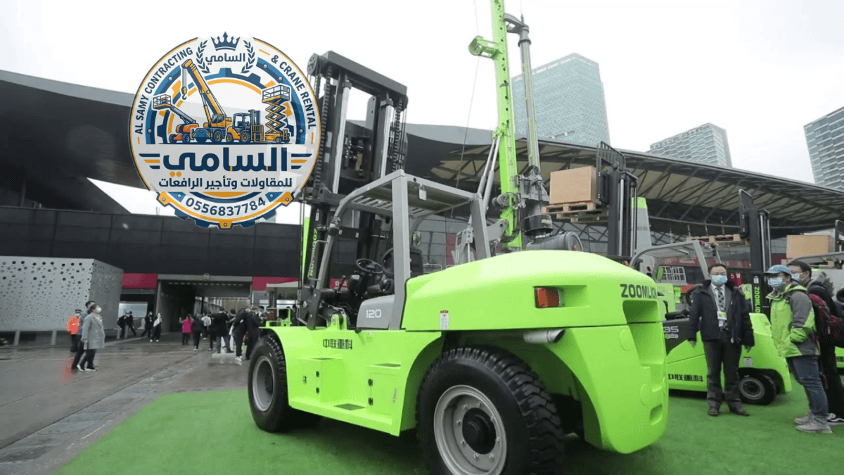 تأجير رافعات شوكية الجبيل 2026 | فوركلفت كهرباء وديزل – إيجار يومي وشهري | السامي للمقاولات 0556837784