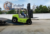 تأجير رافعات شوكية في القطيف | فوركلفت ديزل وكهرباء 3 إلى 25 طن | معدات حديثة 2026 | المقداد لتأجير المعدات 0530677958