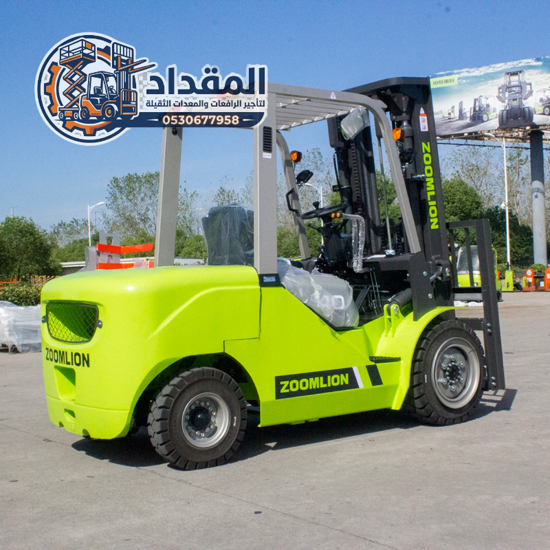 تأجير رافعات شوكية في تبوك | فوركلفت ديزل وكهرباء 3 إلى 25 طن | معدات حديثة 2026 | المقداد لتأجير المعدات 0530677958