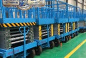 سيزرلفت جديد للإيجار رافعات مقصية كهربائية بالرياض # الرياض