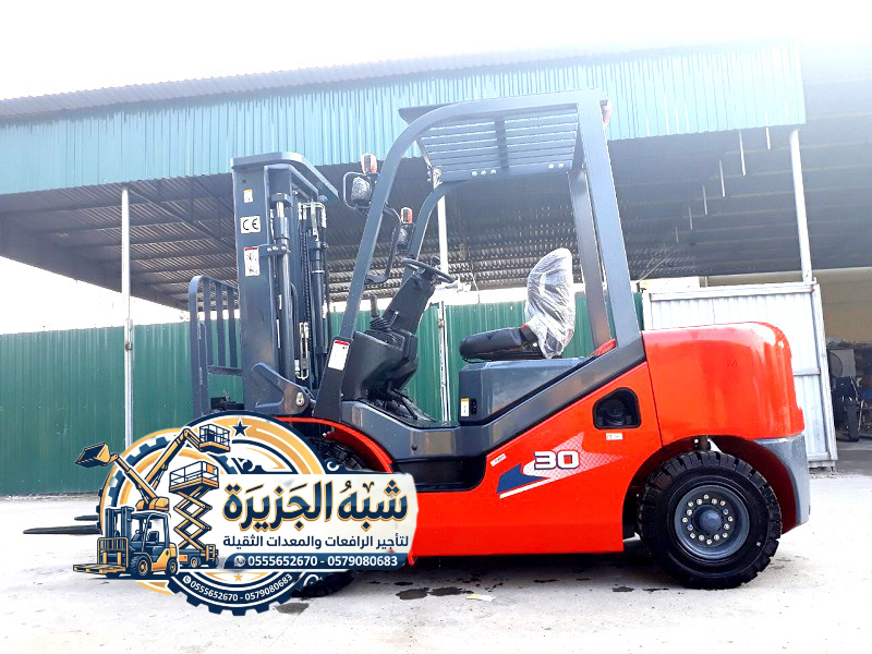 رافعة شوكية للايجار بجدة 🔻 شركة شبه الجزيرة للتاجير 🛠 0555652670 🏗