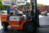 تاجير فوركلفت بجدة # ترتيب الطبالي على الرفوف العالية للمخازن