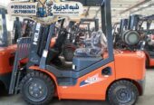 تاجير رافعة شوكية بالخبر والقطيف # ترتيب الطبالي على الرفوف العالية للمخازن والمستودعات