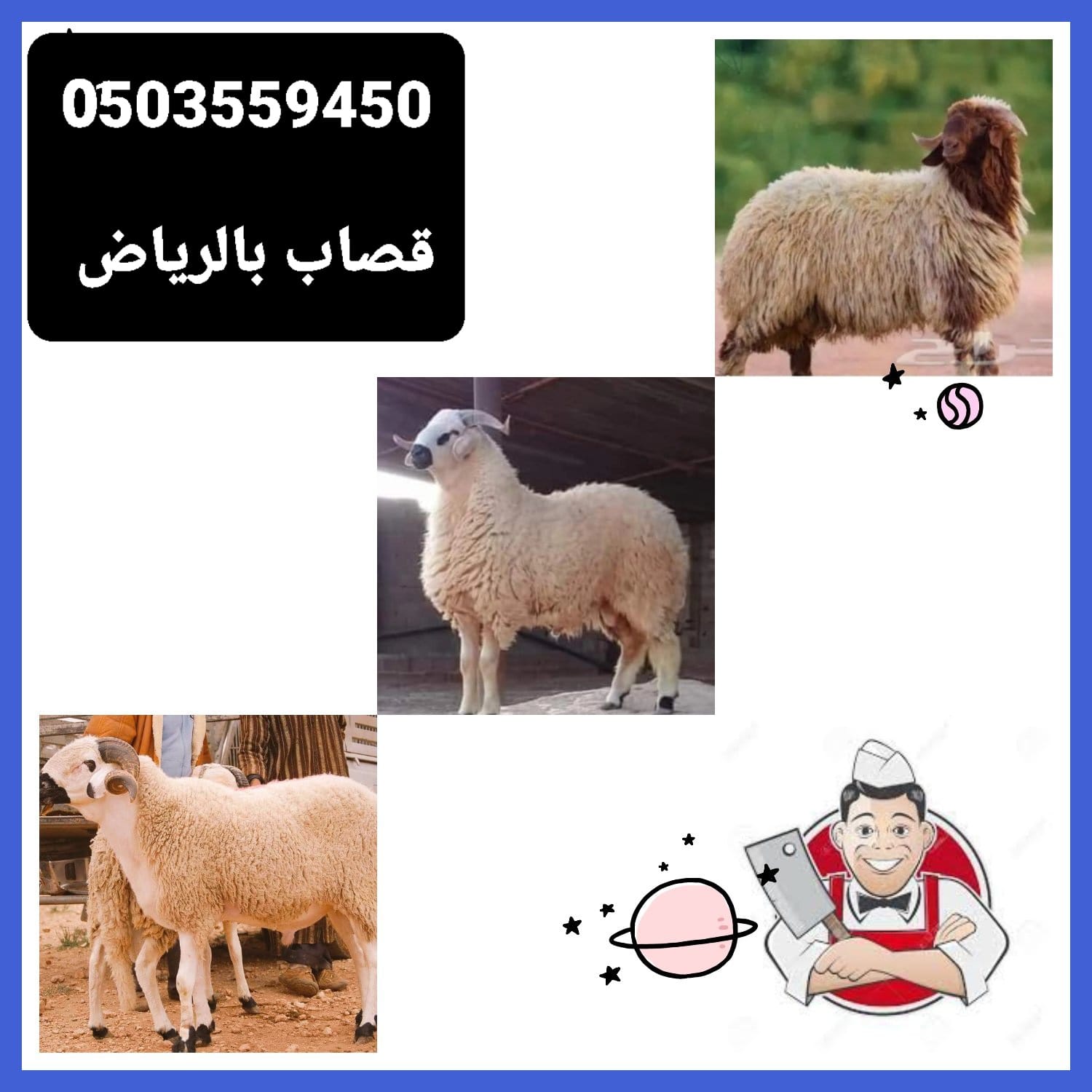 قصاب شمال شرق جنوب غربا ذباح جزار بالرياض 0َ503559450 سلخ اضاحي غنم