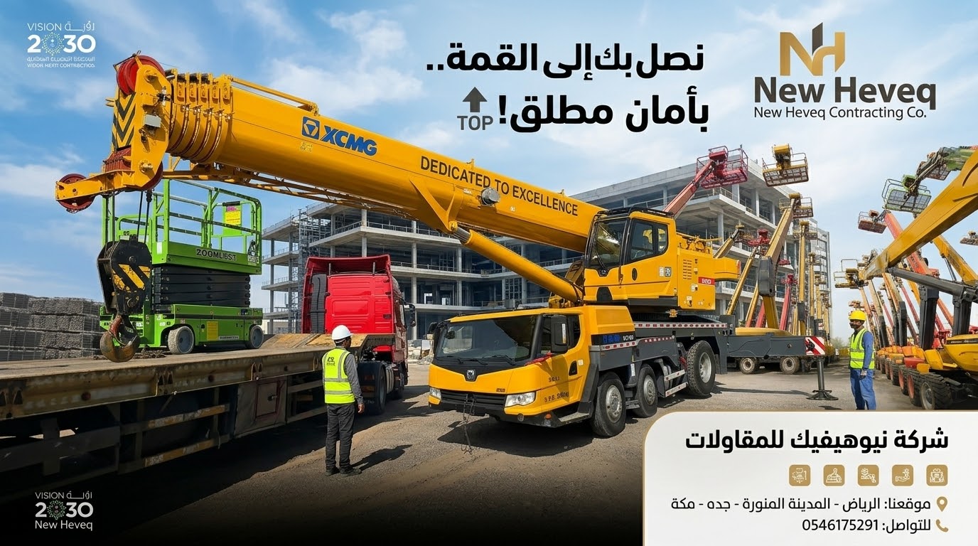 شركة نيوهيفيك للمقاولات وتأجير المعدات الثقيلة والخفيفة