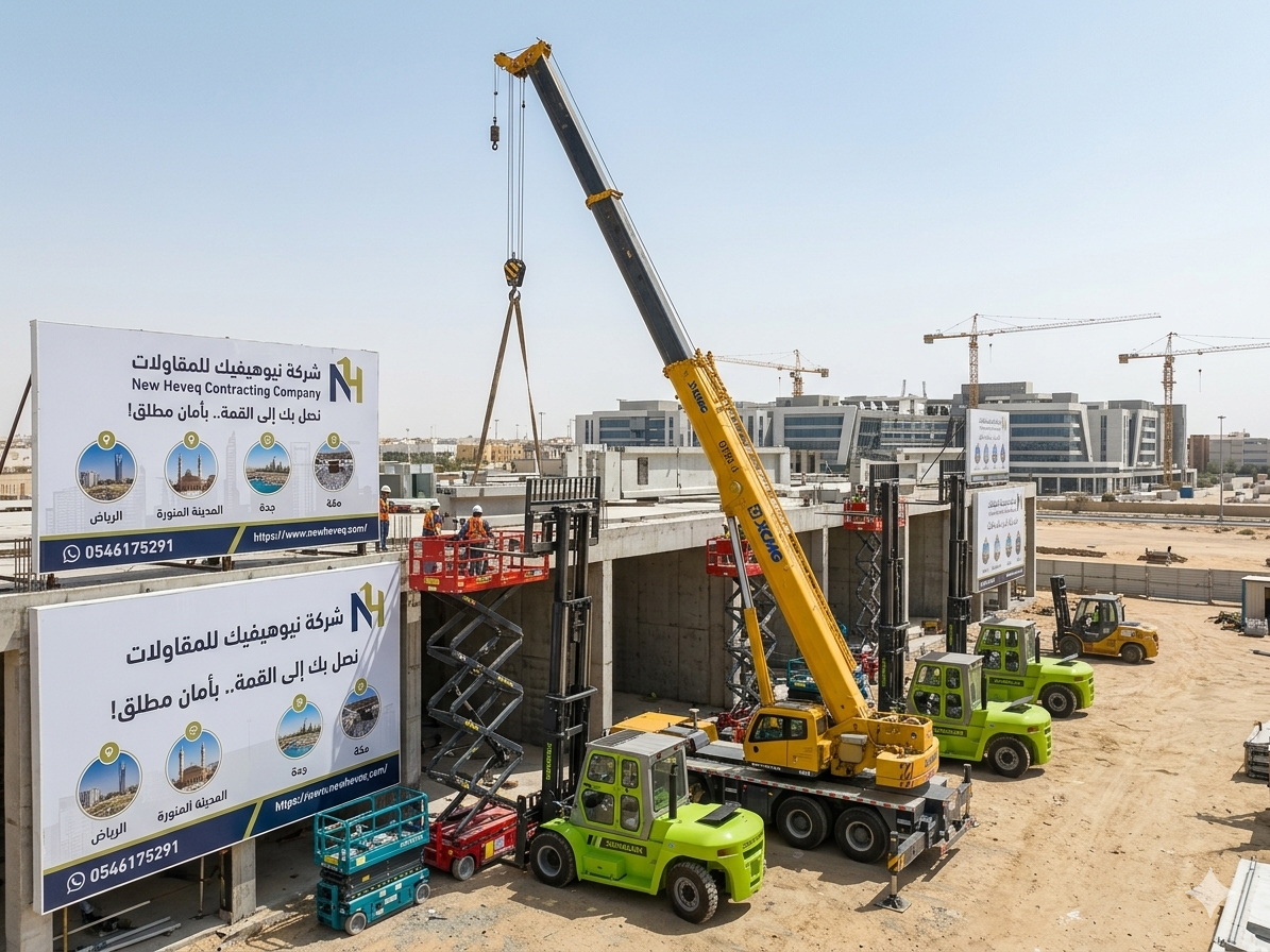 شركة نيوهيفيك للمقاولات وتأجير المعدات الثقيلة والخفيفة