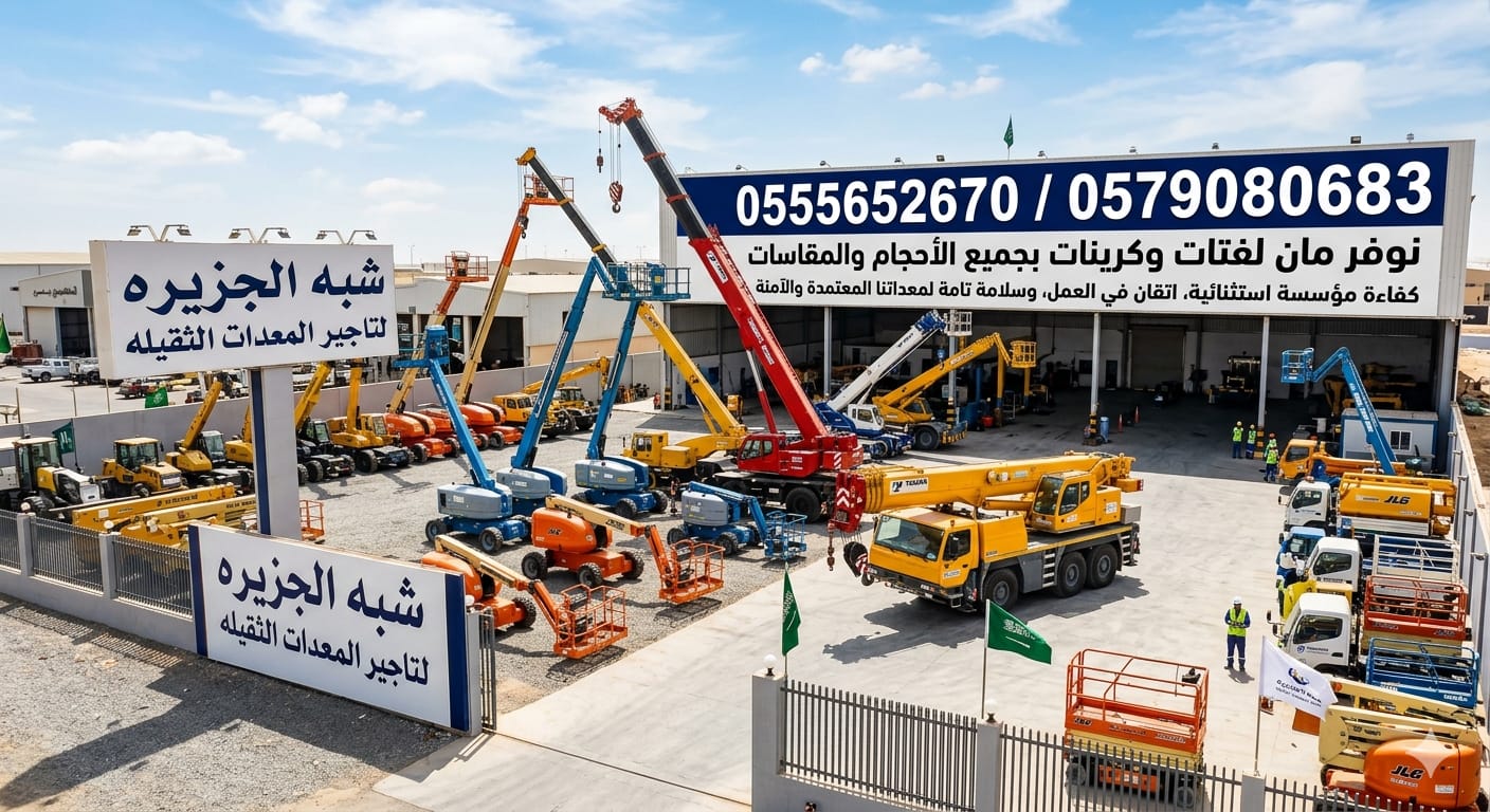 تاجير كرين في الدمام # ديزل جديد حديث للايجار أسعار ممتاز في الدمام