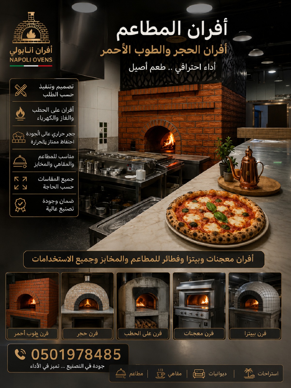 تصنيع افران للمطاعم