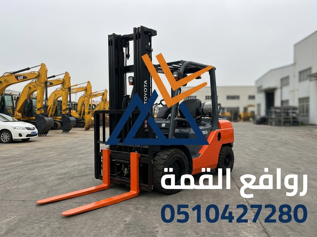 رافعة شوكية للايجار شهري و يومي و مشاوير و سنوي forklift for rent Monthly, daily, and yearly