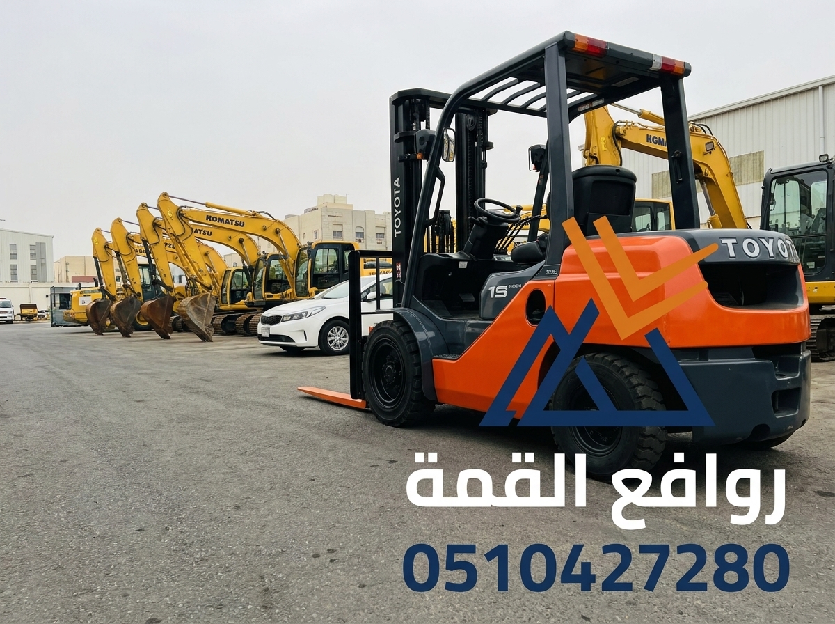 رافعة شوكية للايجار شهري و يومي و مشاوير و سنوي forklift for rent Monthly, daily, and yearly