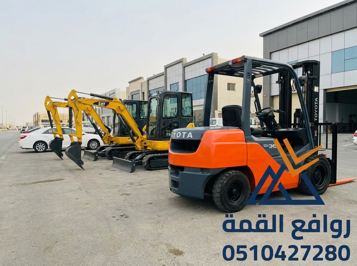 رافعة شوكية للايجار شهري و يومي و مشاوير و سنوي forklift for rent Monthly, daily, and yearly