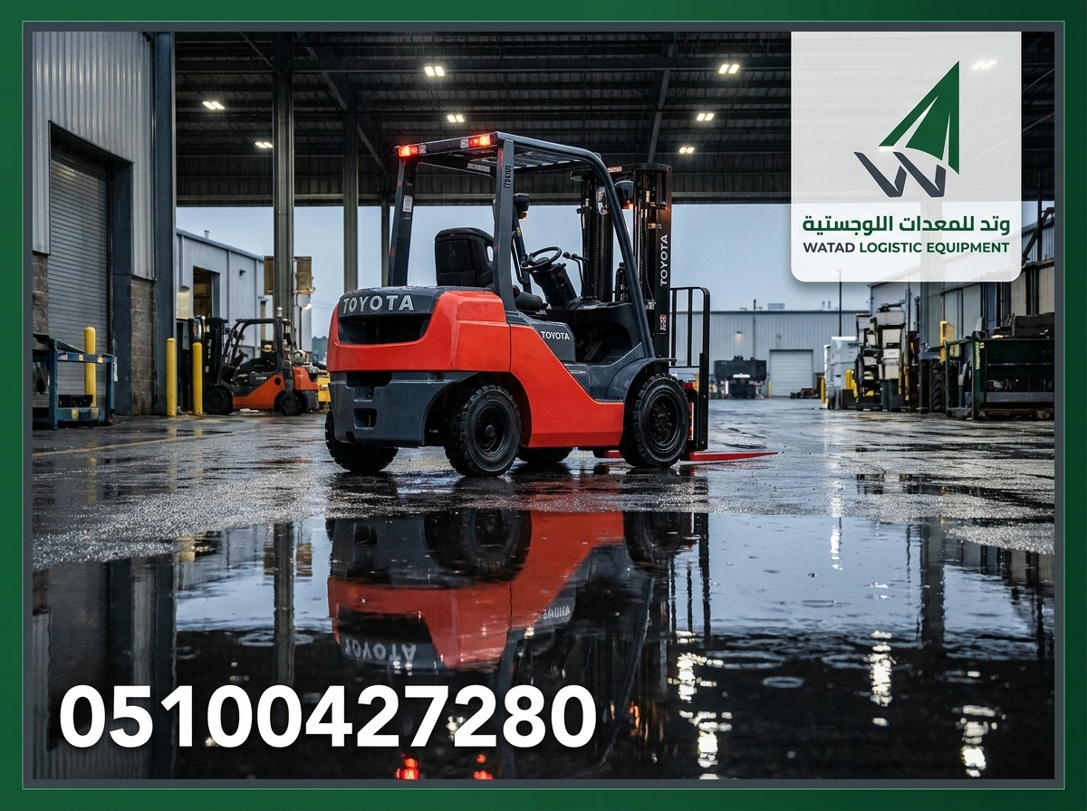 تأجير رافعات شوكية للمستودعات والدعم اللوجستي – شركة وتد 0510427280