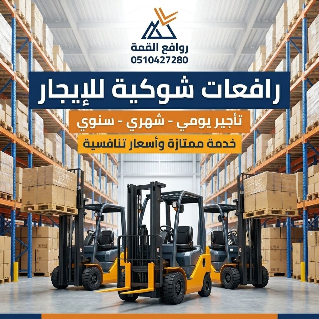 تأجير رافعات شوكية الرياض || فوركلفت للإيجار بالرياض – 1.5طن حتى 20طن – 2026 – ديزل بنزين — روافع القمة ت: 0510427280