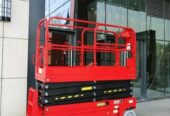 رافعة مقصية 16متر للإيجار بجدة – 16 meter scissor lift for rent in Jeddah