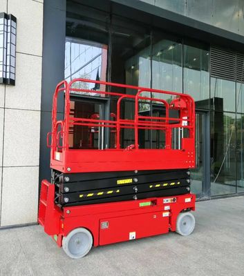 رافعة مقصية 16متر للإيجار بجدة – 16 meter scissor lift for rent in Jeddah