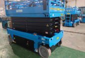 رافعة مقصية 16متر للإيجار بجدة – 16 meter scissor lift for rent in Jeddah