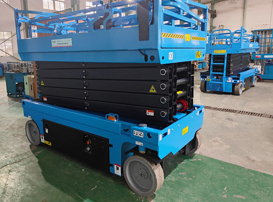 رافعة مقصية 16متر للإيجار بجدة – 16 meter scissor lift for rent in Jeddah