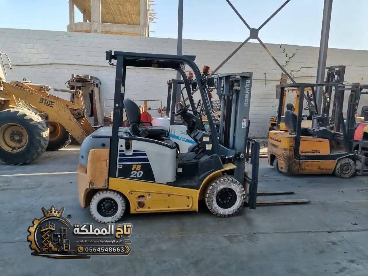 فوركلفت للإيجار في الدمام – معدات ثقيلة حديثة تأمين