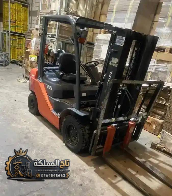 تأجير معدات || فوركلفت للإيجار في الدمام || تاج المعدات الثقيلة
