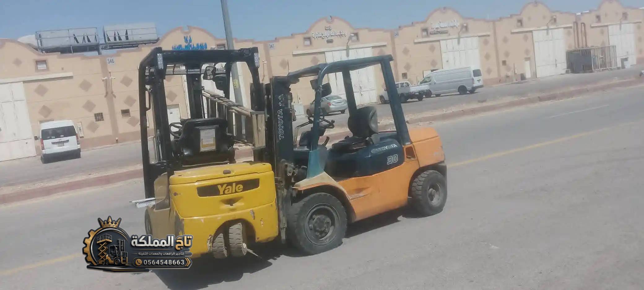 فوركلفت للإيجار في الدمام – معدات ثقيلة حديثة تأمين