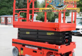 تاجير سيزر لفت في جدة # scissor lift rental in jaddah # Vision 2030 # رافعات مقصية كهربائية ديزل في جدة