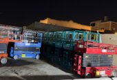 سيزر لفت للايجار في جدة | تاجير رافعات مقصية كهربائية و ديزل في جدة