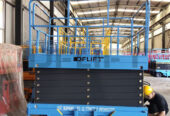 سيزر لفت للتاجير في جدة | ايجار سيزر لفت في جدة | Scissor lift rental in Jeddah