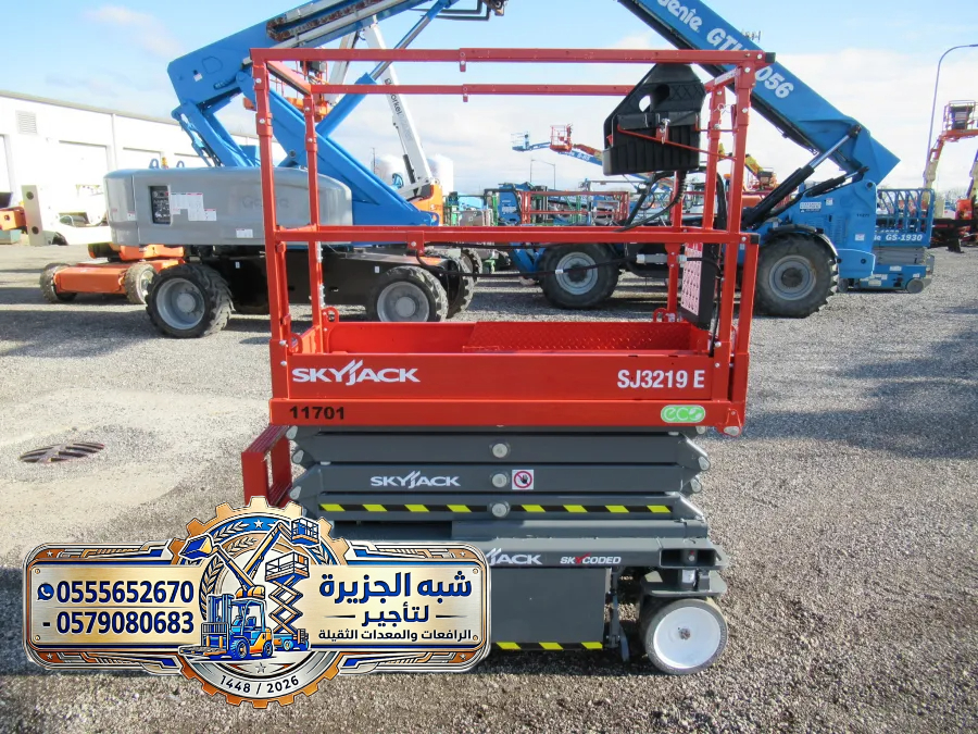 تاجير_سيزر لفت في جدة | تاجير رافعات مقصية في جدة | سيزر لفت للايجار في جدة
