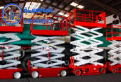 سيزر لفت حديث للايجار في جدة | تاجير سيزر لفت في جدة | Scissor lift rental in Jeddah