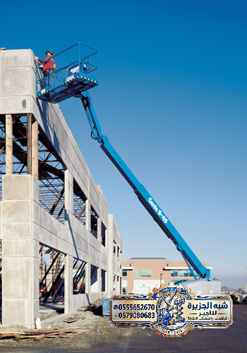 تاجير مان لفت في جدة # بوم لفت للايجار في جدة # manlift rental in jaddah