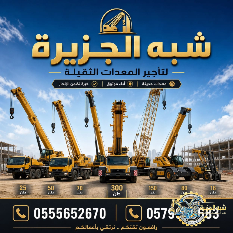 تاجير كرين في جدة # أسعار ممتاز جديد حديث في جدة