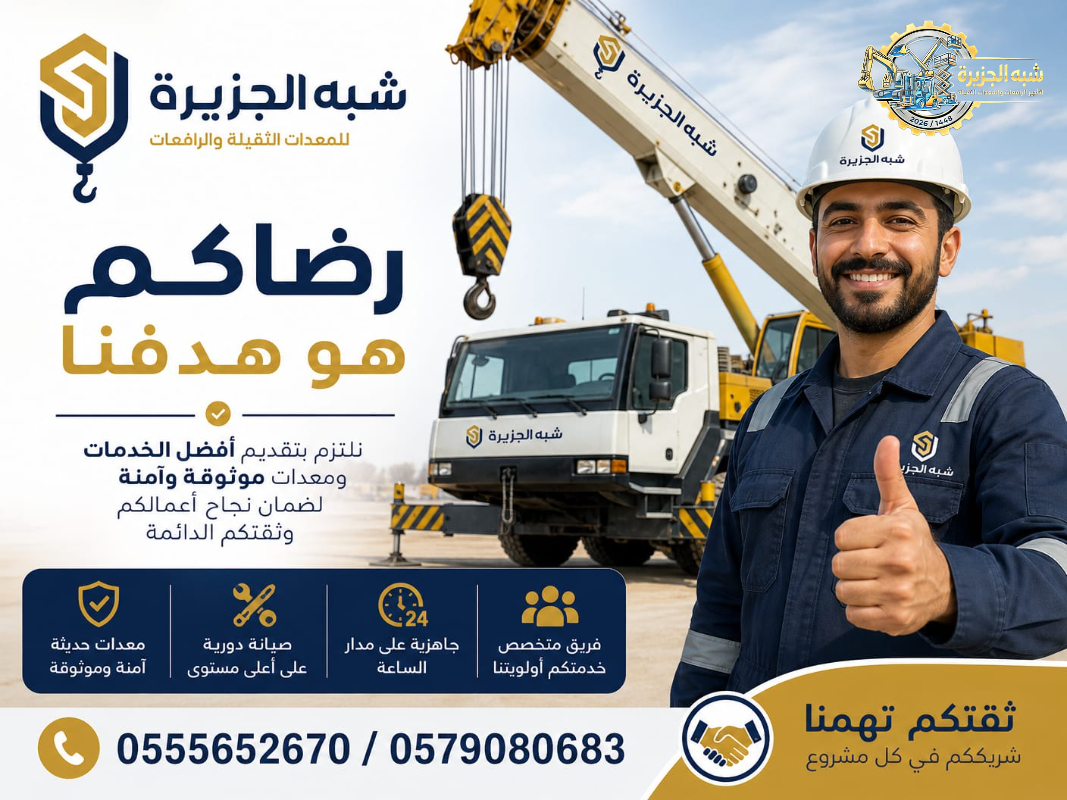 كرين للايجار في جدة | تاجير كرين موبايل في جدة