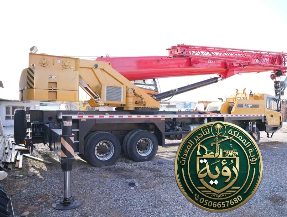 تأجير كرينات ورافعات ثقيلة من 10 طن إلى 500 طن | رؤية المملكة في جدة والدمام والرياض