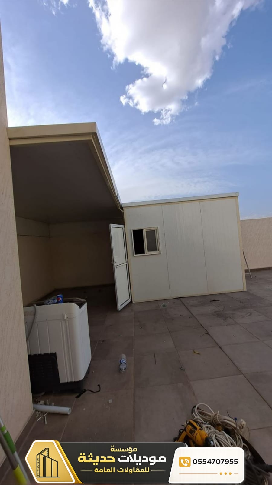 بناء ملاحق ساندوتش بانل بالرياض – غرف ومجالس عصرية معزولة 0554707955