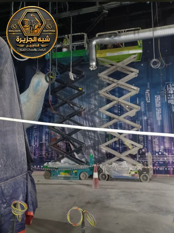 سيزر لفت للايجار في جدة | رفع ثقيلة مواد البناء